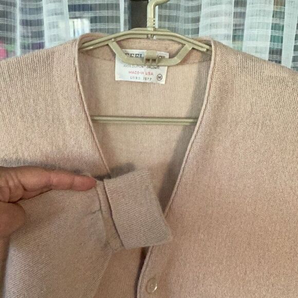 Vintage Lord Jeff Jefflinks Retro Cardigan Golf Sweater Men’s M Grandpa USA - Picture 3 of 5